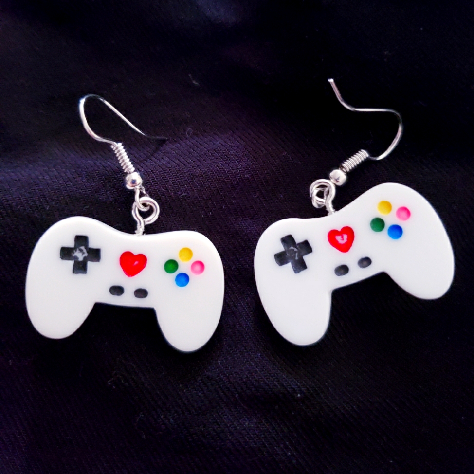 Retro Gamer Earrings